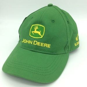 JOHN DEERE TRACTOR LOGO Baseball Cap Hat Green